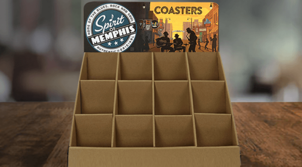 Corrugated Coaster Display