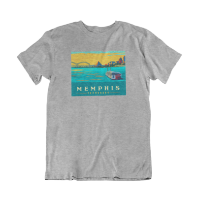 Horizontal Skyline Grey Tee