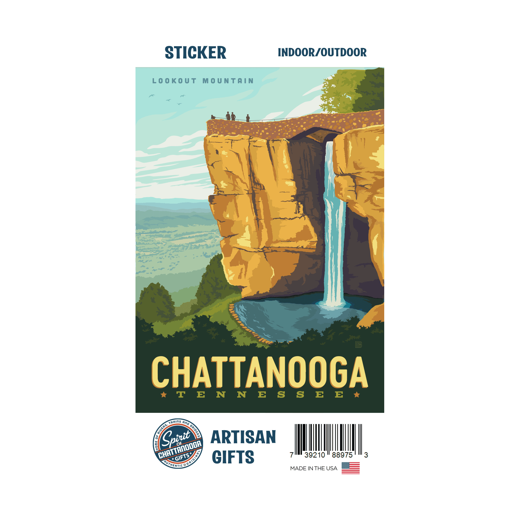 Lookout Mountain sticker