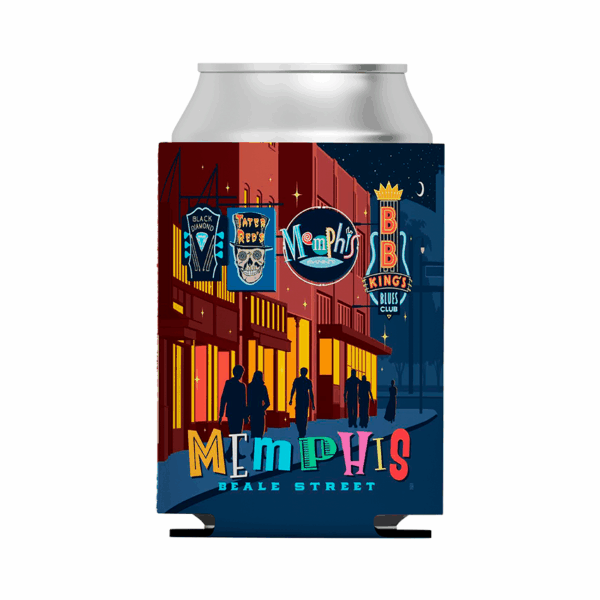 Beale St Neon Koozie