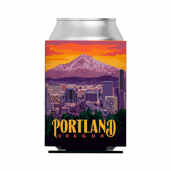Skyline Sunrise Koozie